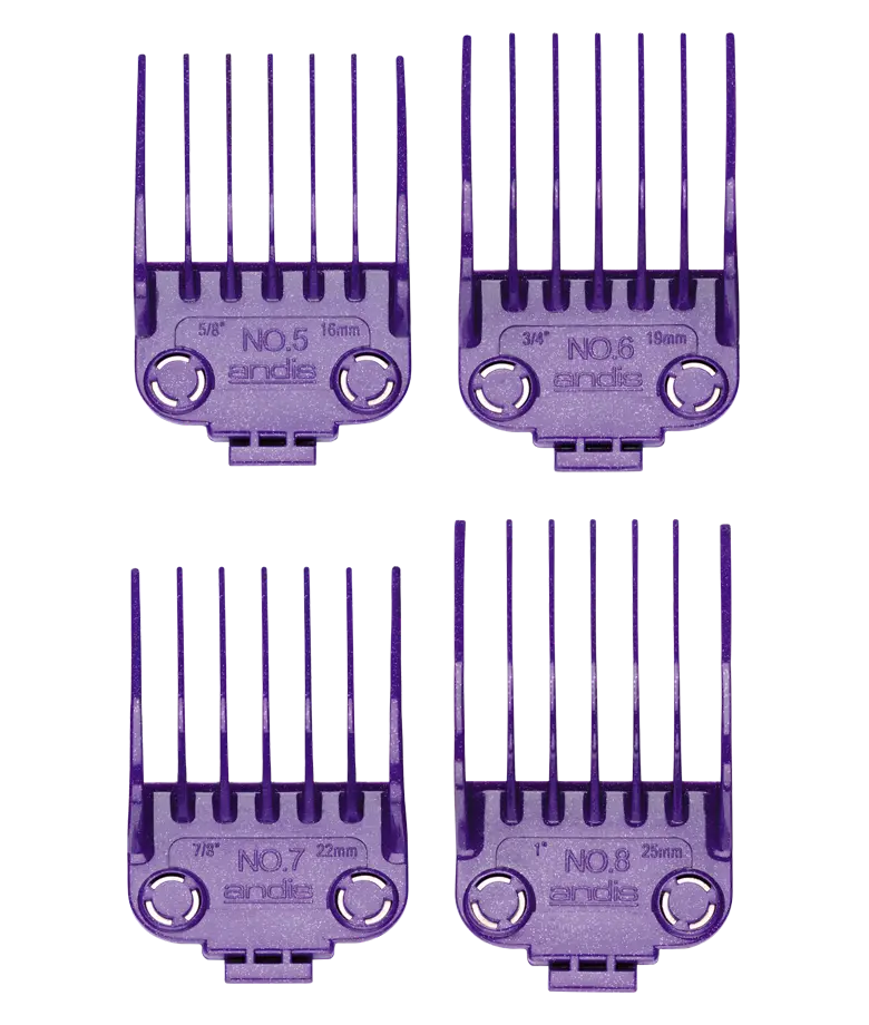 Andis Clipper Guards - MASTER® DUAL MAGNET LARGE 4-COMB SET