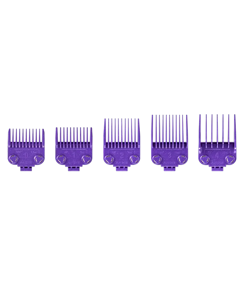 Andis Clipper Guards - MASTER® DUAL MAGNET SMALL 5-COMB SET