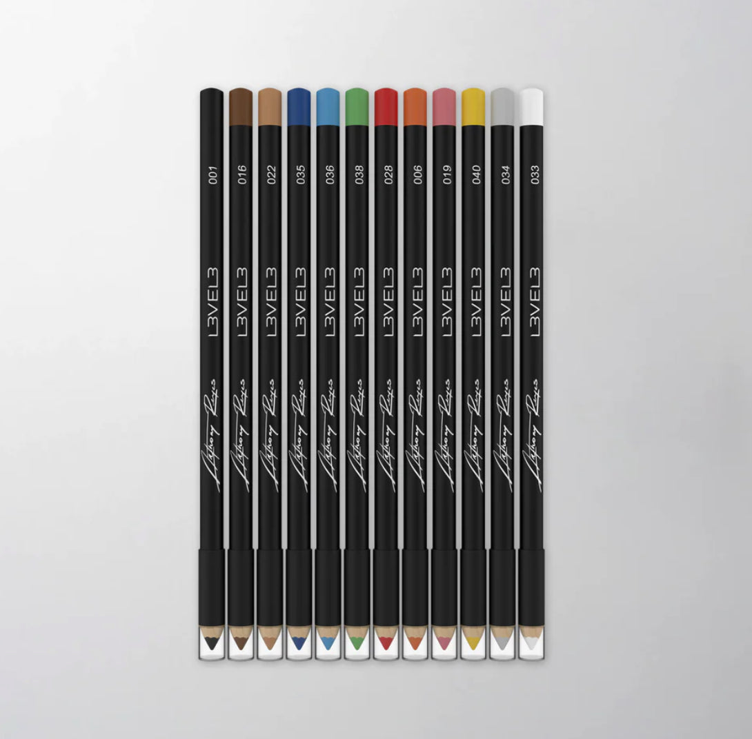 12PC PENCILS ASSORTED COLORS