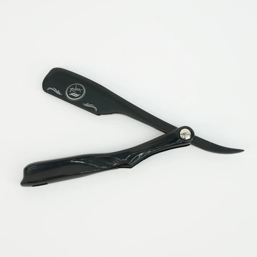STEEL STRAIGHT RAZOR BLACK