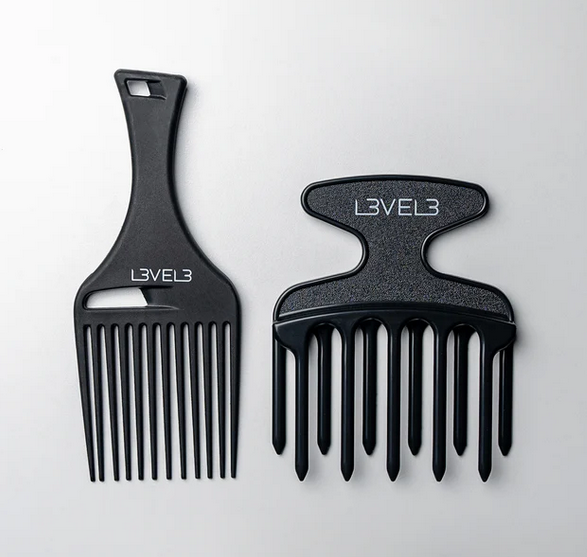 2PC HAIR PICK COMB SET