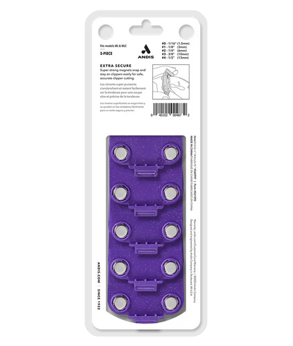 Andis Clipper Guards - MASTER® DUAL MAGNET SMALL 5-COMB SET