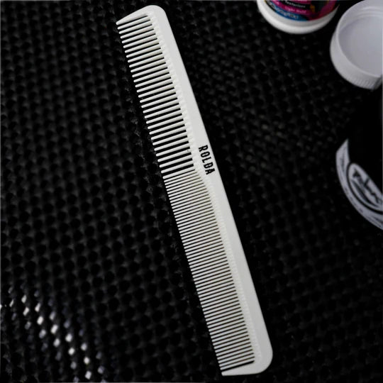 BARBER COMB WHITE