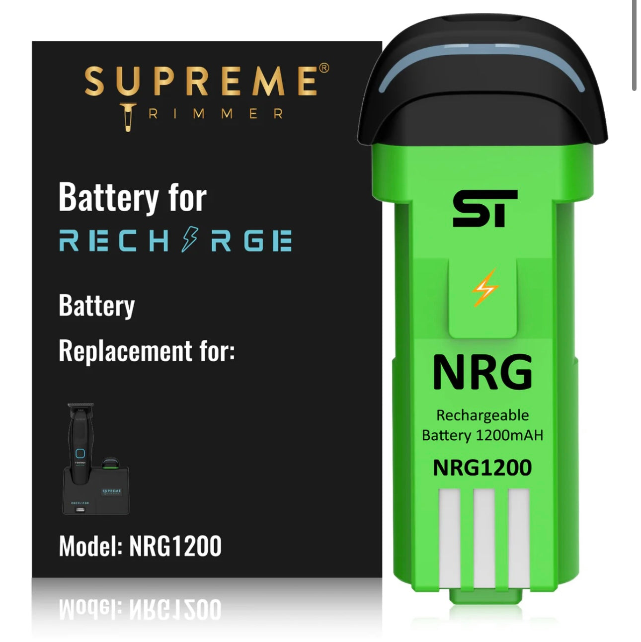 Battery Replacement Recharge Trimmer