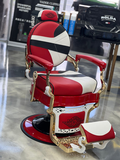 Custom Air Jordan Barber Chair