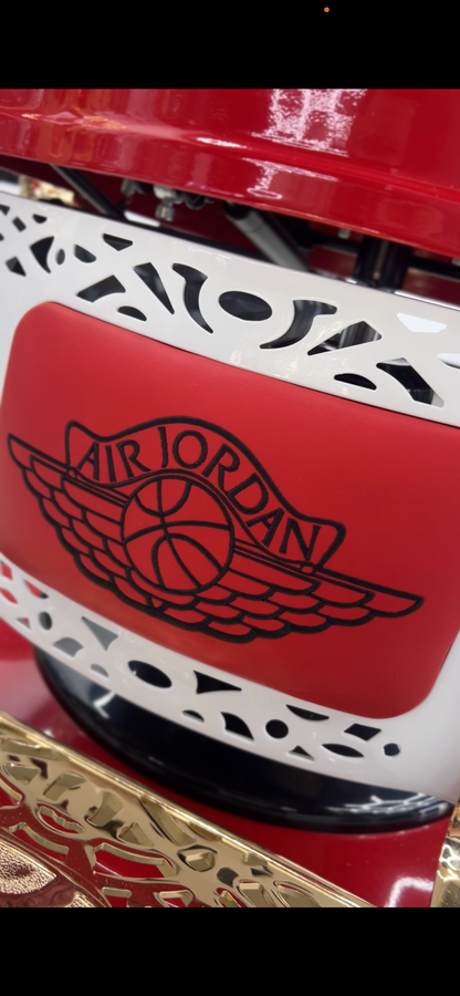 Custom Air Jordan Barber Chair