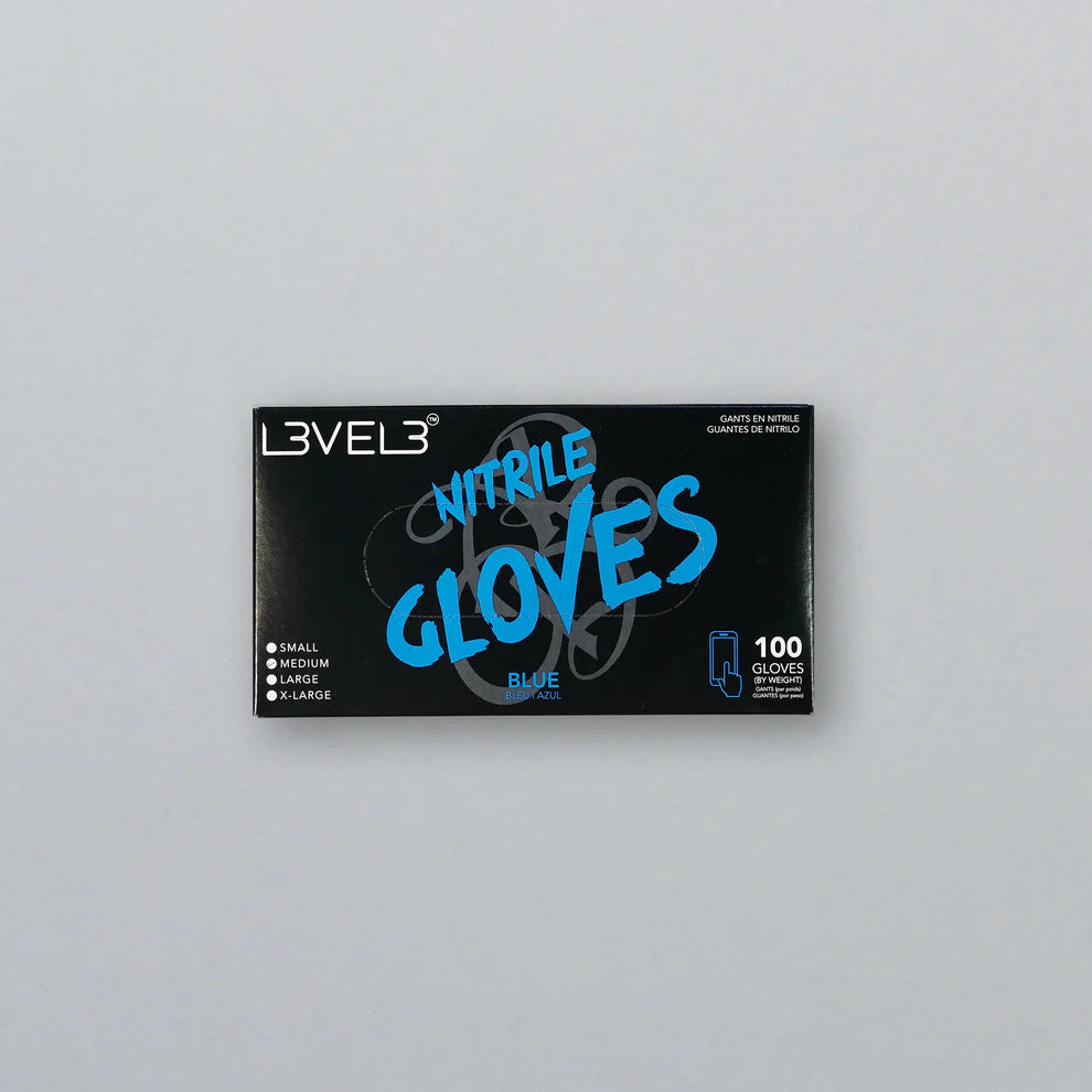 NITRILE GLOVES BLUE MEDIUM 100CT